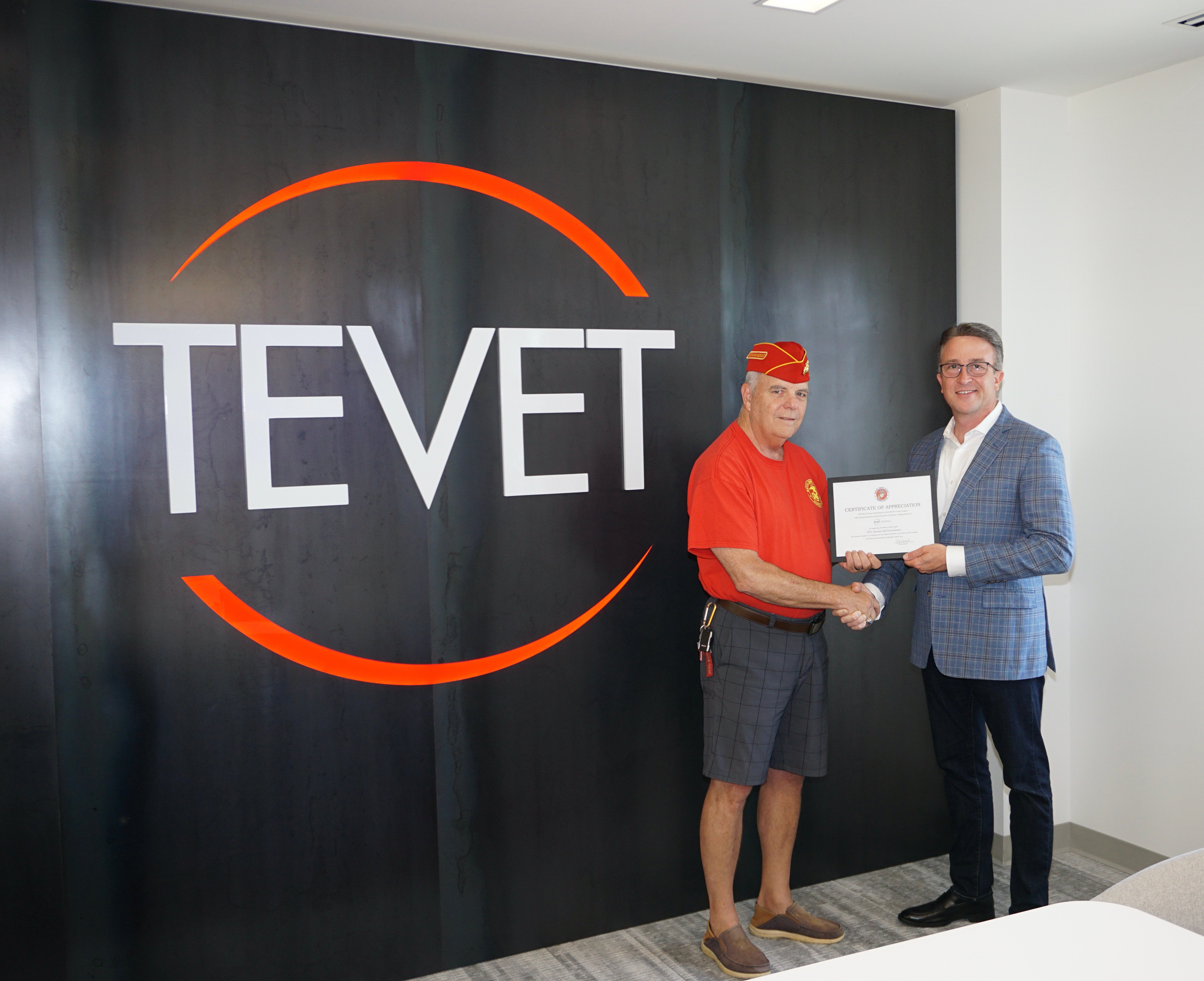 TEVET Supports Local Marine Detachment’s Annual Golf Tournament