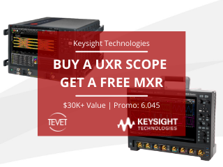 BUY A UXR SCOPE – GET A FREE MXR - Keysight Promo