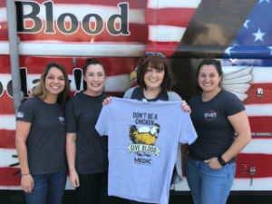Rolling Up Our Sleeves - TEVET Donates Blood