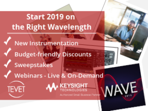 Start 2019 on the Right Wavelength - New Keysight Instruments, Discounts, and more!