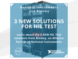 3 NEW Solutions for HIL – NI and Alliance Partner, Bloomy