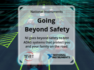 Going Beyond Safety – NI Creates Flexible ADAS Test Systems