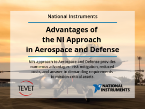 Advantages of the NI Approach in Aerospace and Defense