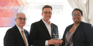TEVET Receives 2018 SBA Subcontractor of the Year, Region IV, Award