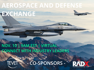 TEVET and RADX Technologies Co-Sponsor at NI's Aerospace and Defense Exchange 2020