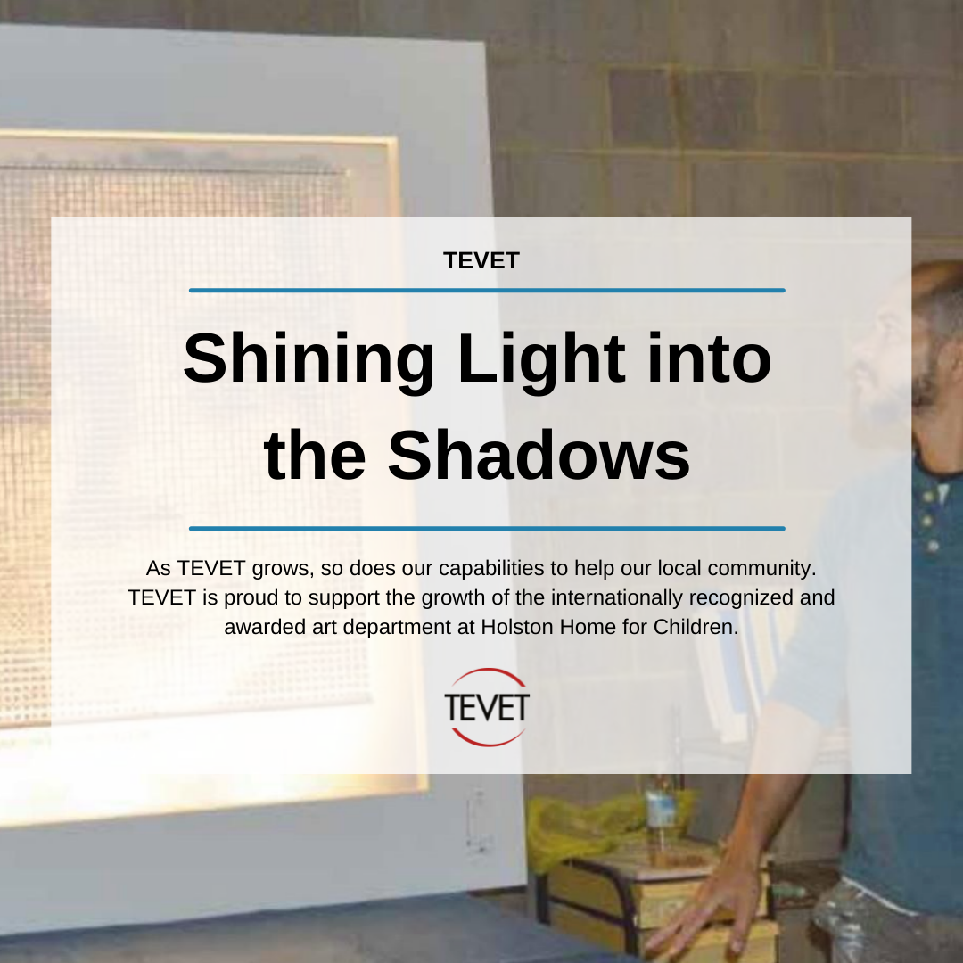Shining Light into the Shadows – TEVET Donates to Develop the Art Department at Holston Home